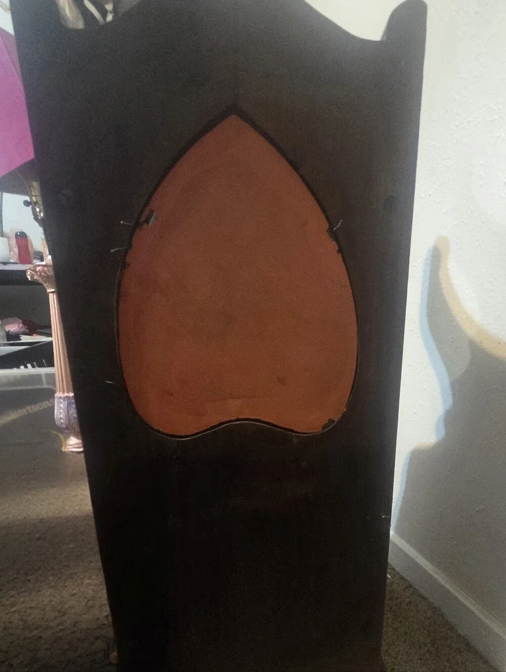 Vintage Gothic Arch Tabletop Vanity Mirror - Wood Repair/Upcycle Project